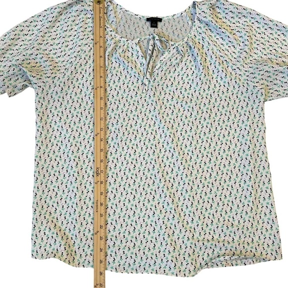 Floral Print Blouse Ann Taylor Large 💜 - Picture 5 of 8